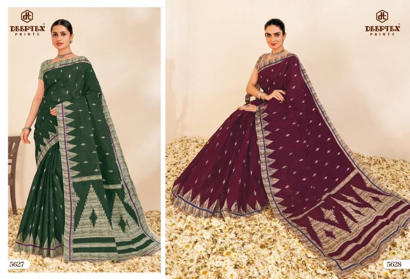 Deeptex Mother India Vol 56 Casual Wear Cotton Saree Collection