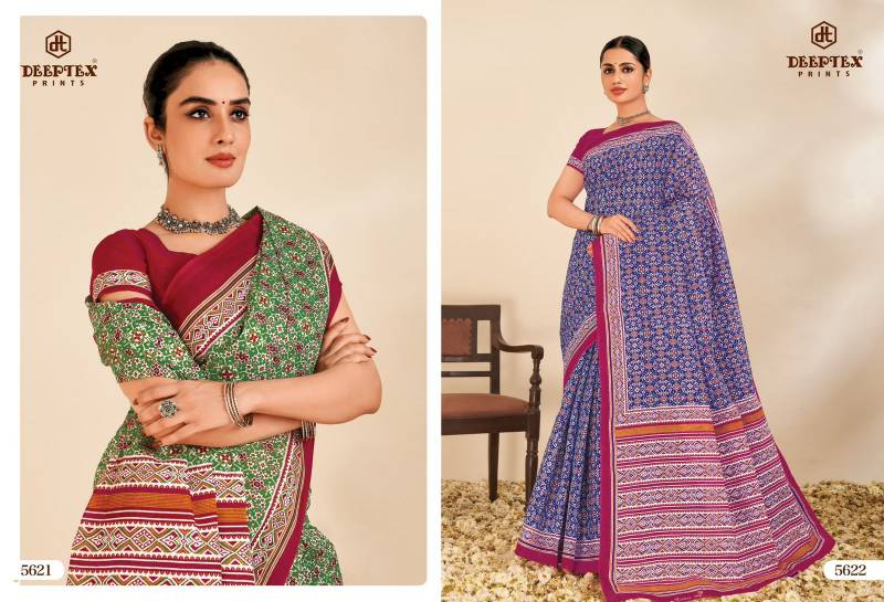 Deeptex Mother India Vol 56 Casual Wear Cotton Saree Collection