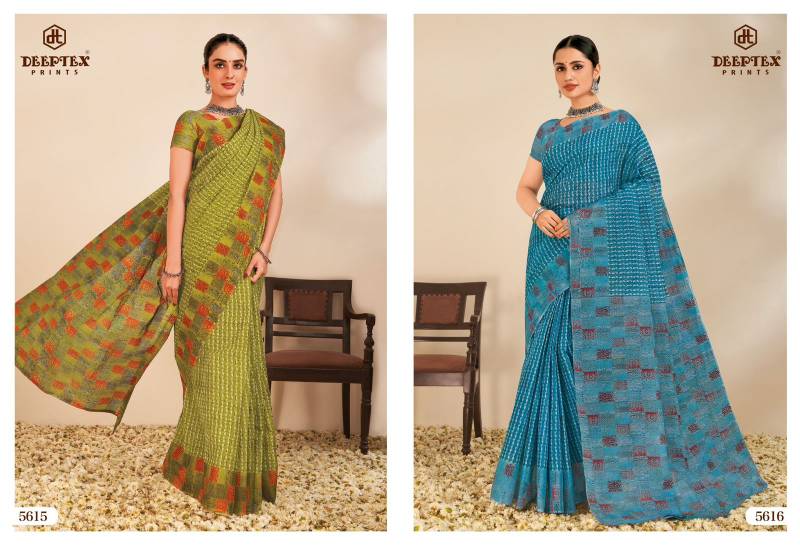 Deeptex Mother India Vol 56 Casual Wear Cotton Saree Collection