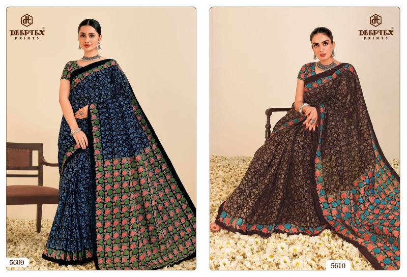 Deeptex Mother India Vol 56 Casual Wear Cotton Saree Collection
