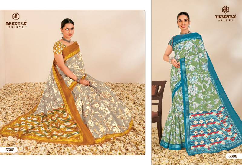 Deeptex Mother India Vol 56 Casual Wear Cotton Saree Collection