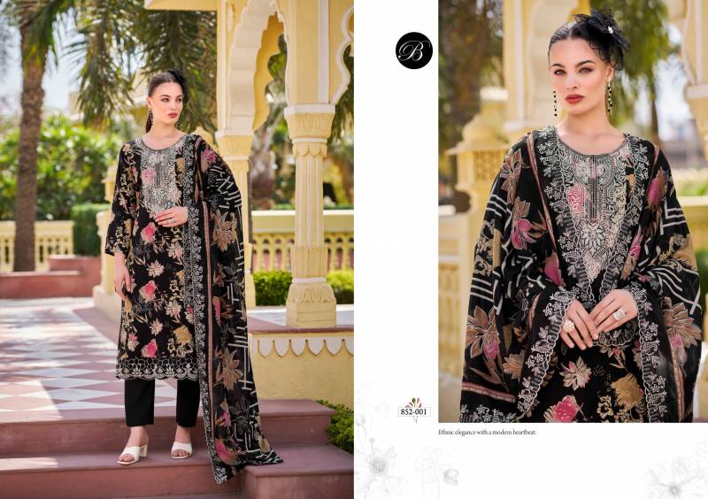 Belliza Tanaya Viscose Rayon Digital Printed Dress Material Collection