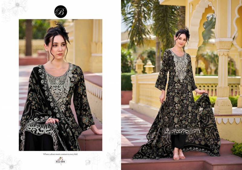 Belliza Tanaya Viscose Rayon Digital Printed Dress Material Collection