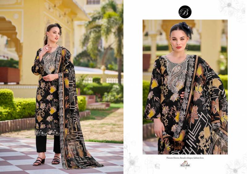 Belliza Tanaya Viscose Rayon Digital Printed Dress Material Collection