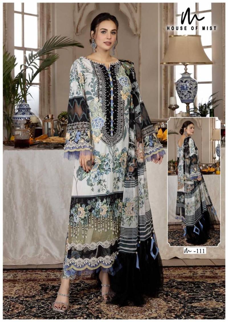 House Of Mist Ghazal Vol 12 Cotton Dress Material Collection