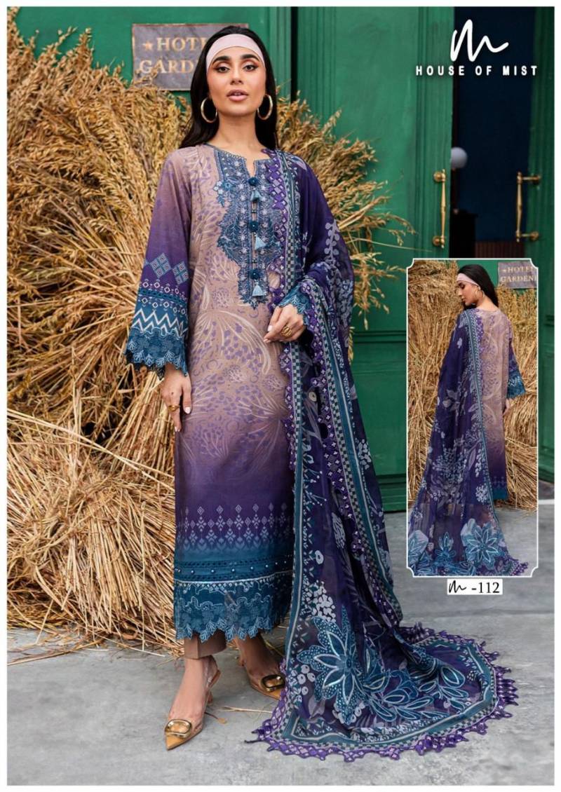 House Of Mist Ghazal Vol 12 Cotton Dress Material Collection