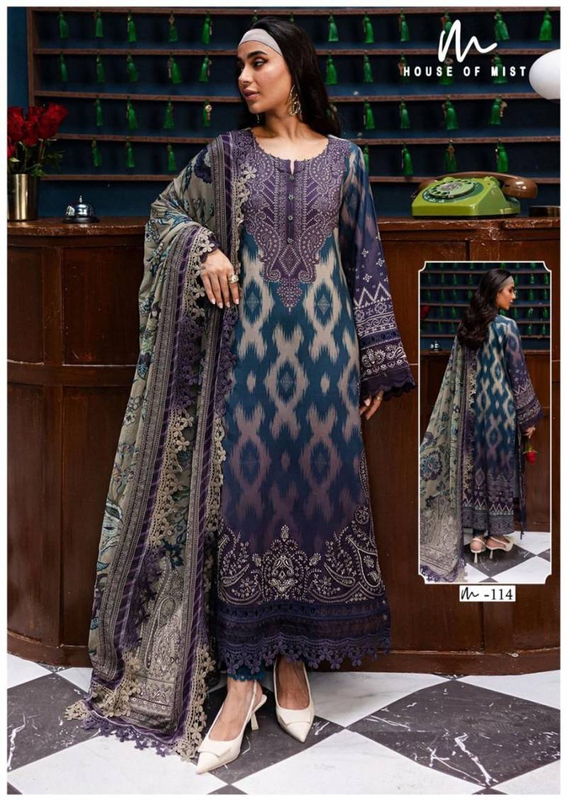 House Of Mist Ghazal Vol 12 Cotton Dress Material Collection