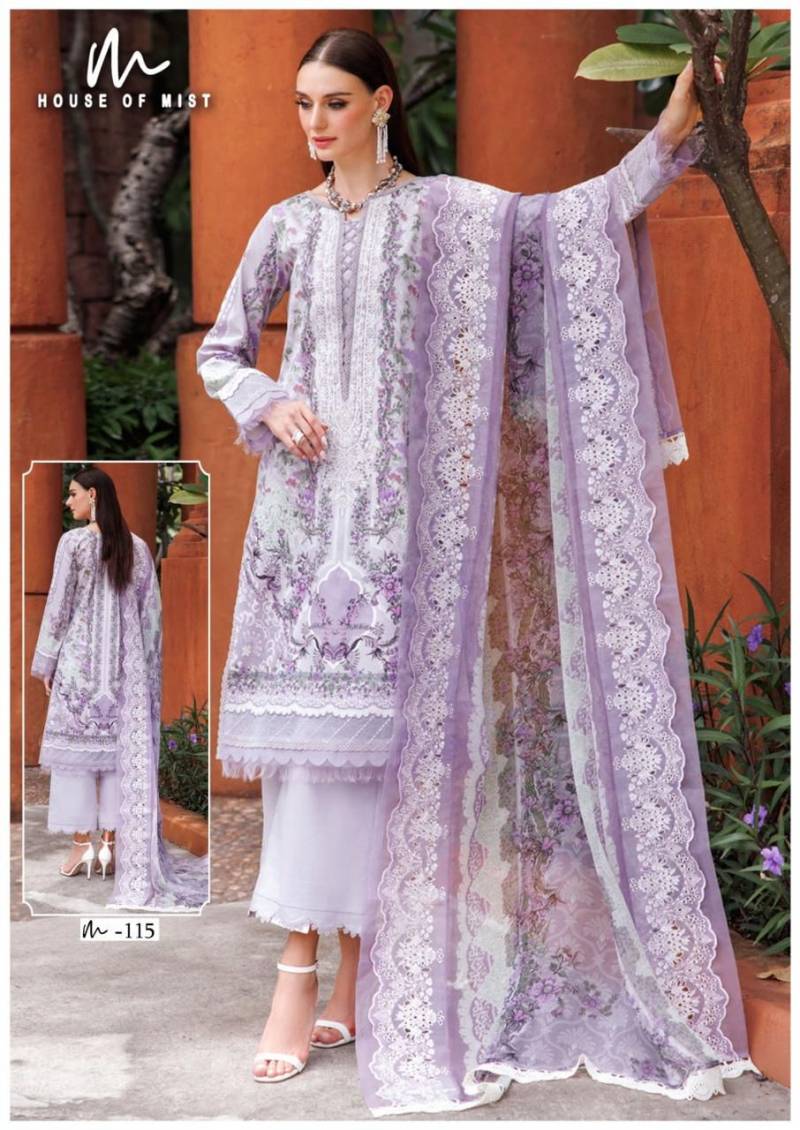 House Of Mist Ghazal Vol 12 Cotton Dress Material Collection