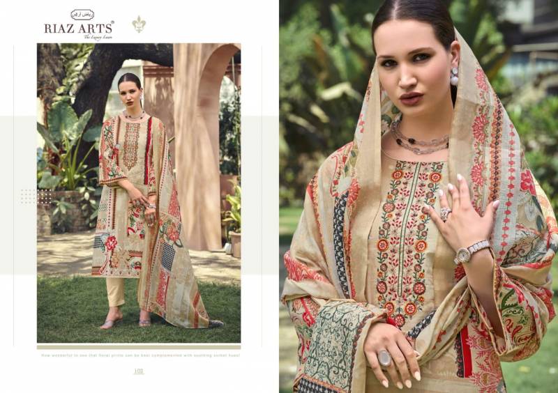 Riaz Arts Musafir Vol 23 Lawn Digital Printed Dress Material Collection