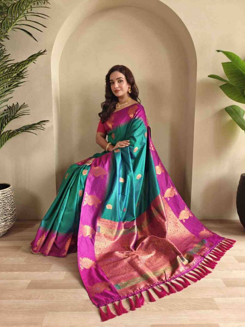 Kc 3099 Traditional Wear Stylish Silk Saree Collection