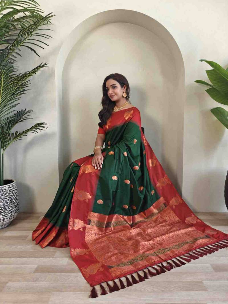 Kc 3099 Traditional Wear Stylish Silk Saree Collection