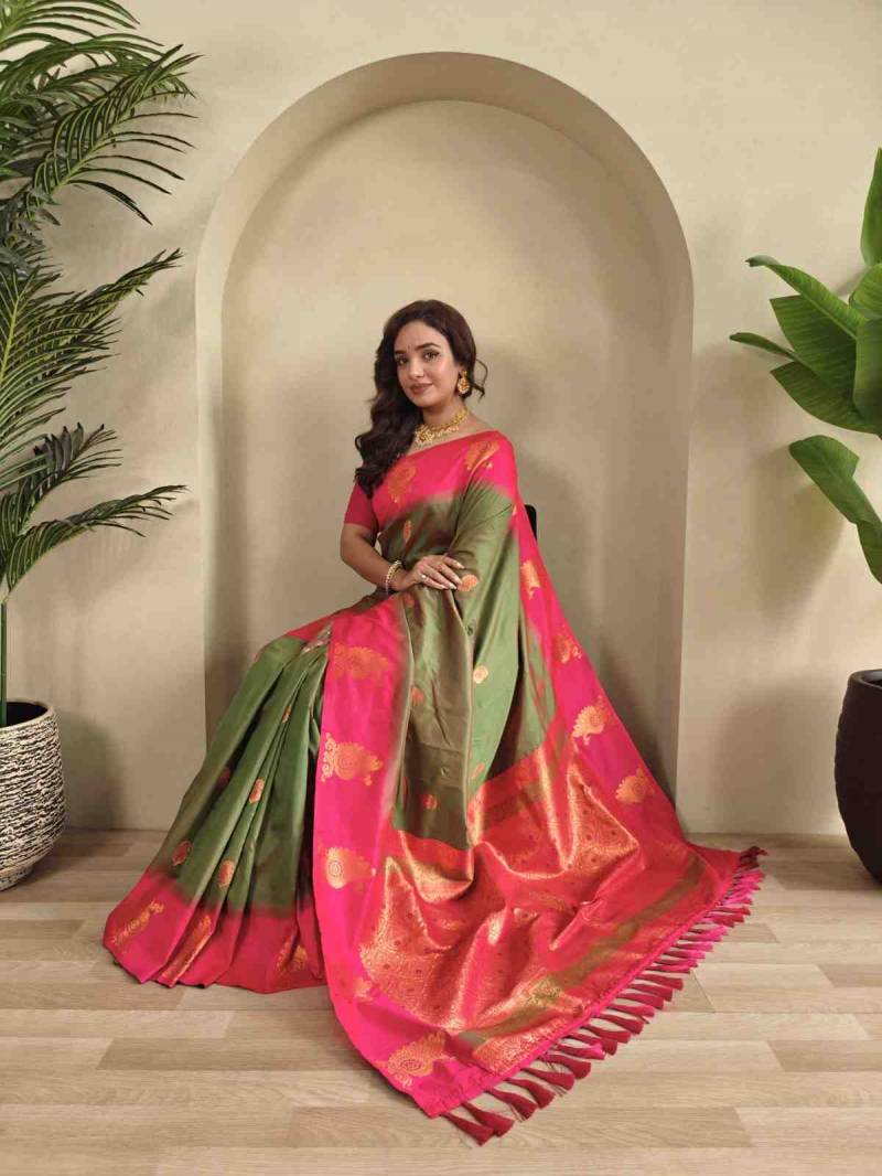 Kc 3099 Traditional Wear Stylish Silk Saree Collection
