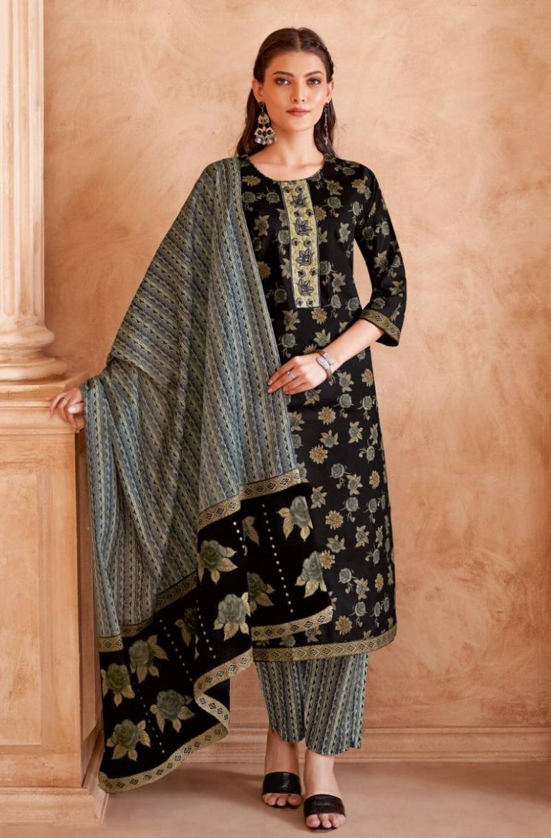 Kala Jaipuri Vol 7 Cotton Printed Kurti Bottom With Dupatta