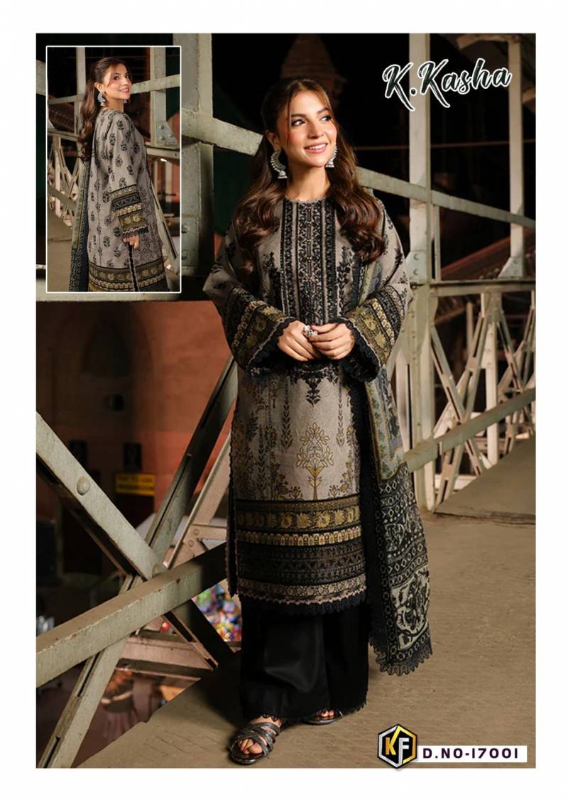 Keval K Kasha Vol 17 Heavy Cotton Dress Material Collection