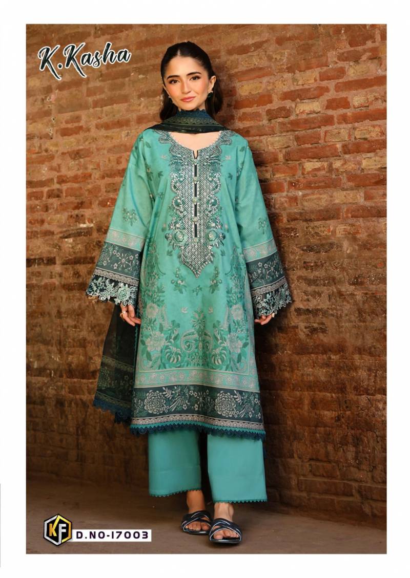 Keval K Kasha Vol 17 Heavy Cotton Dress Material Collection