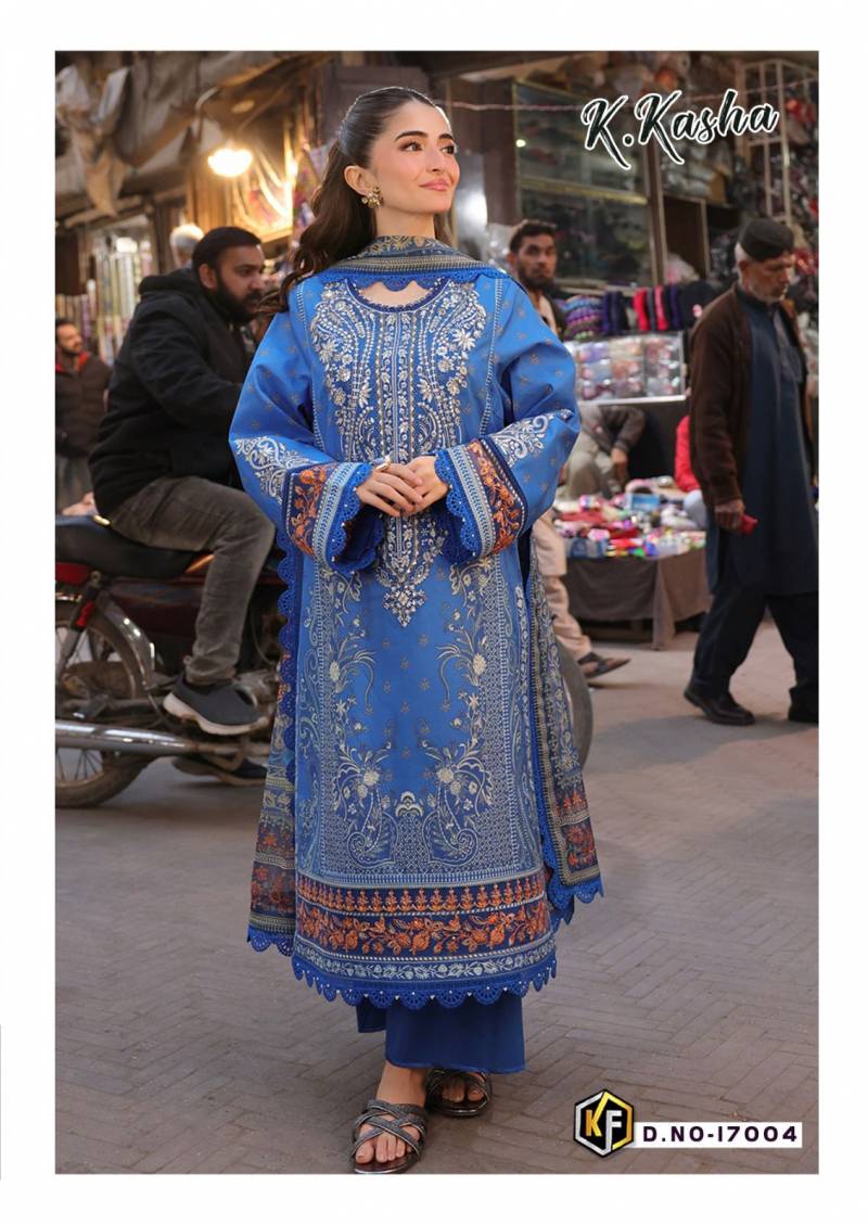 Keval K Kasha Vol 17 Heavy Cotton Dress Material Collection