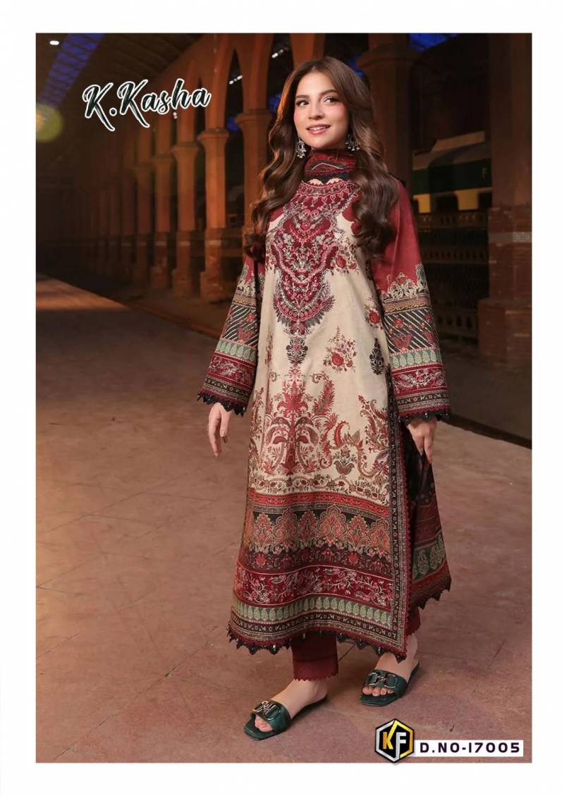 Keval K Kasha Vol 17 Heavy Cotton Dress Material Collection