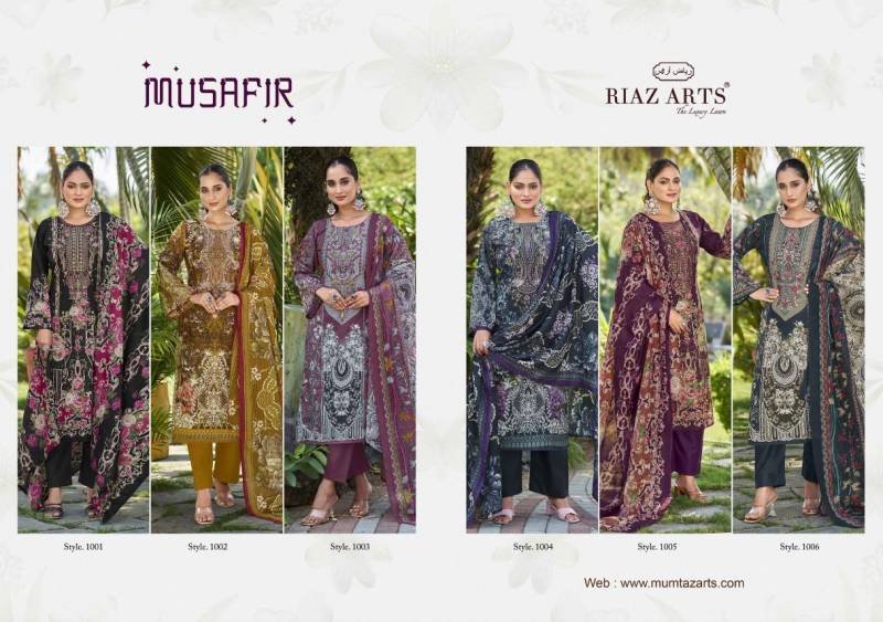 Riaz Arts Musafir Vol 24 Lawn Digital Printed Dress Material Collection