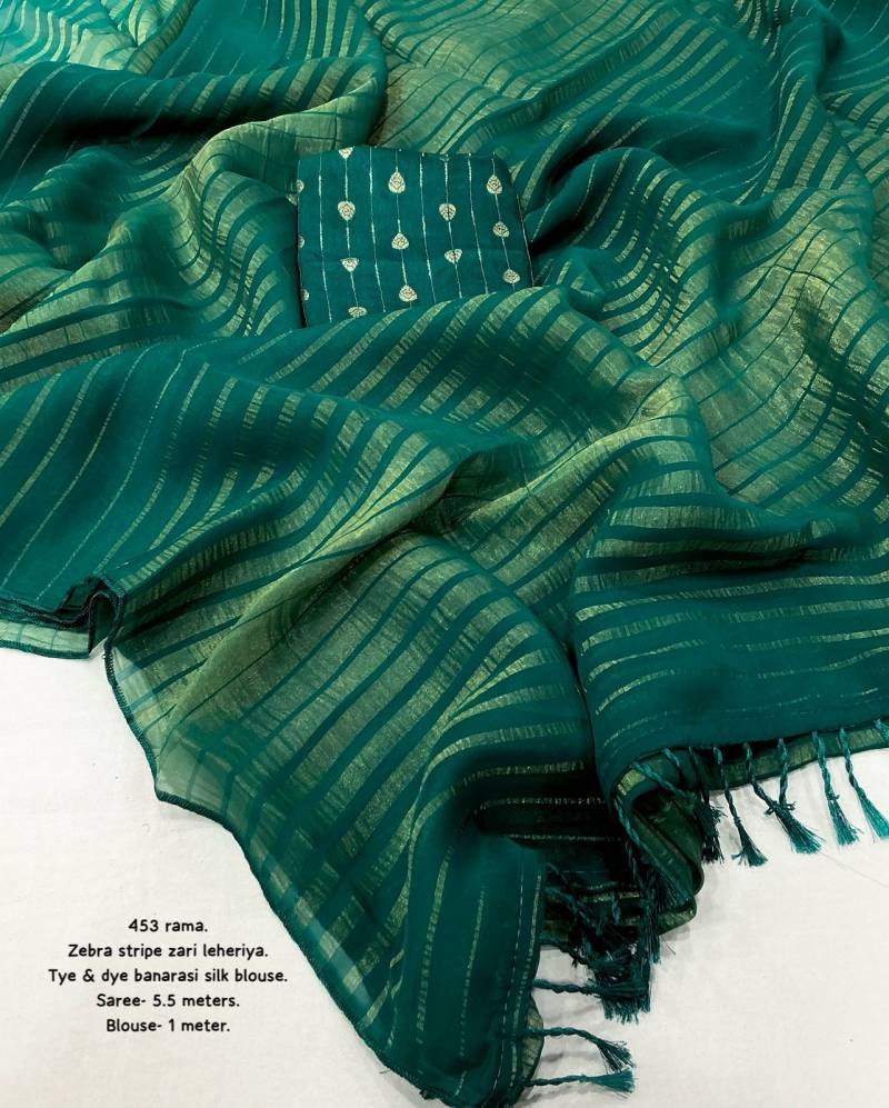 Kc 611 Festive Wear Georgette Leheriya Saree Collection