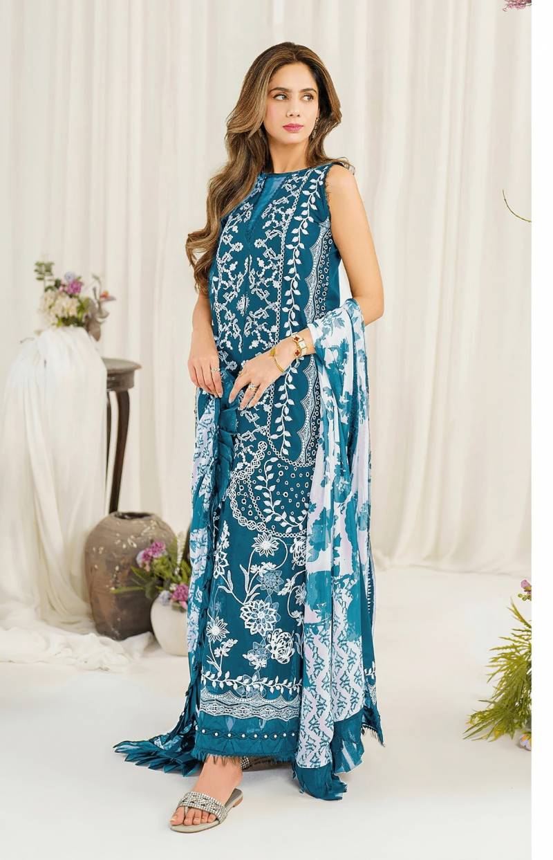 Alzohaib Ruba Vol 1 Chiffon Dupatta Pakistani Salwar Suits Collection