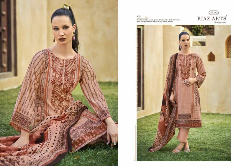 Riaz Arts Musafir Vol 25 Lawn Digital Printed Dress Material Collection
