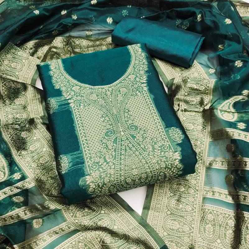Zequard Suits 121 Simmer Silk Fancy Dress Material Collection