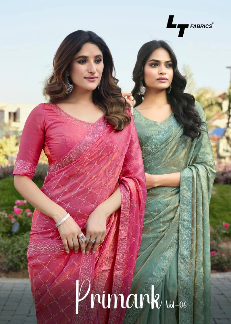 Kashvi Primark Vol 6 Malai Silk With Swarovski Work Saree