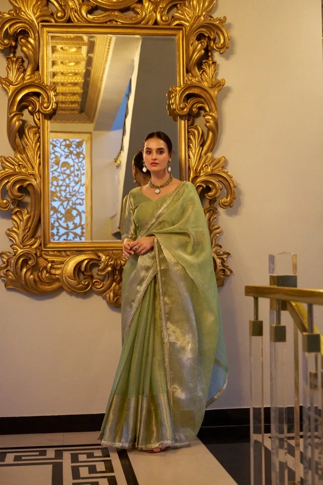 Lekha YF 7114 Designer tissue Saree Collection