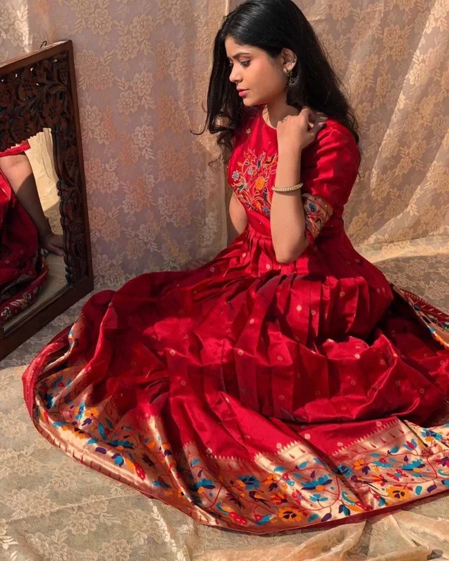 Lekha YF 5302 Designer Silk Gown Collection
