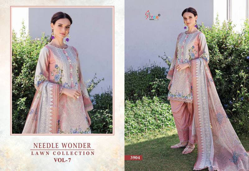 Shree Needle Wonder Lawn Collection Vol 7 Cotton Dupatta Salwar Suits