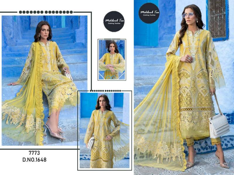 Mehboob Tex 1648 Embroidered Pakistani Salwar Suits