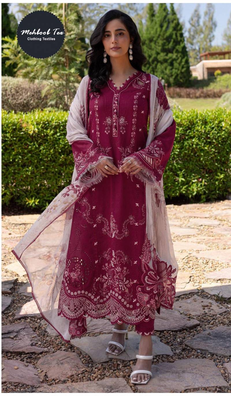 Mehboob Tex 1651 Embroidered Pakistani Salwar Suits