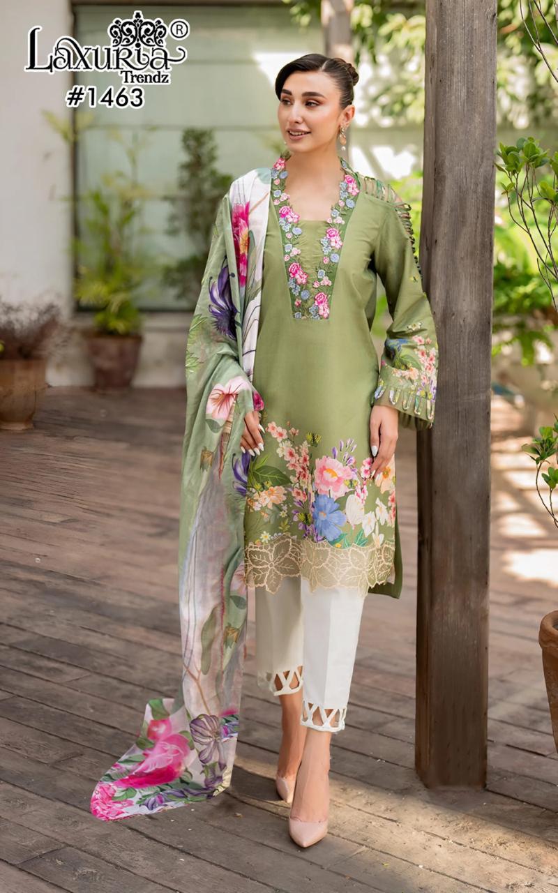 Laxuria Trendz 1463 Maslin Tunic Ready Made Suit Collection