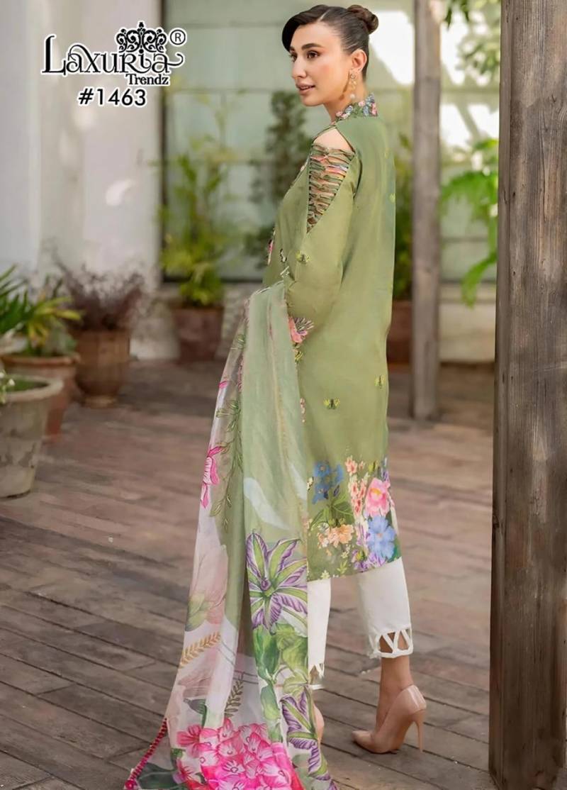 Laxuria Trendz 1463 Maslin Tunic Ready Made Suit Collection