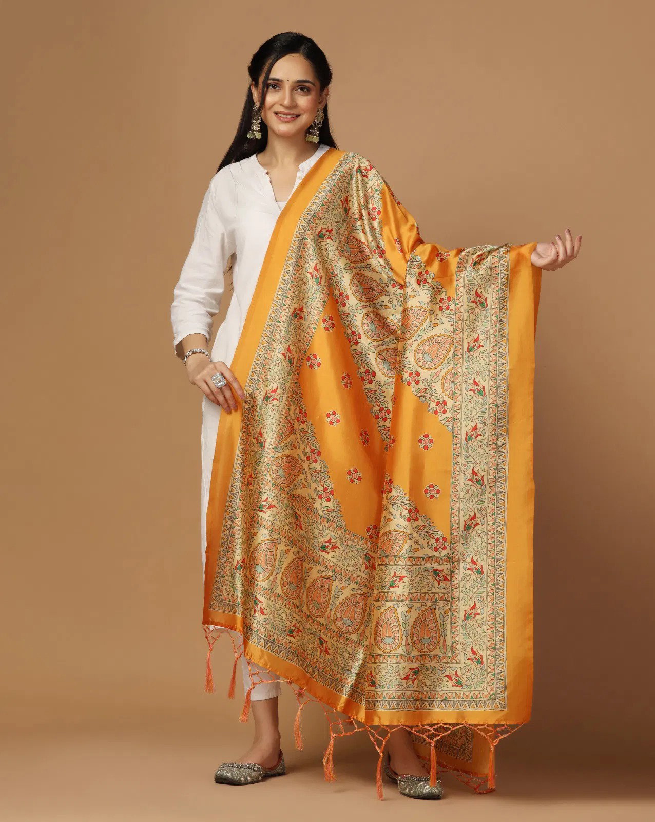 James 2 Assam Silk Printed dupatta Collection
