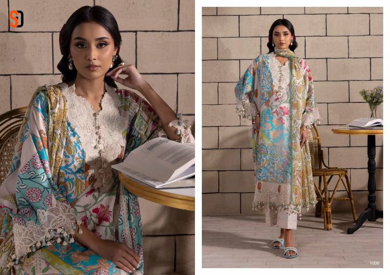 Shraddha Muzlin Sana Safina Cotton Dupatta Pakistani Suits Collection