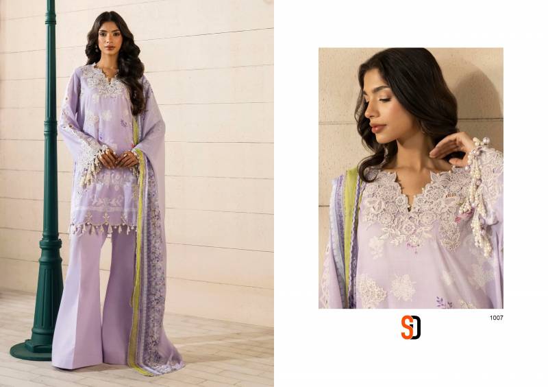 Shraddha Muzlin Sana Safina Cotton Dupatta Pakistani Suits Collection