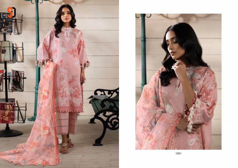Shraddha Muzlin Sana Safina Cotton Dupatta Pakistani Suits Collection