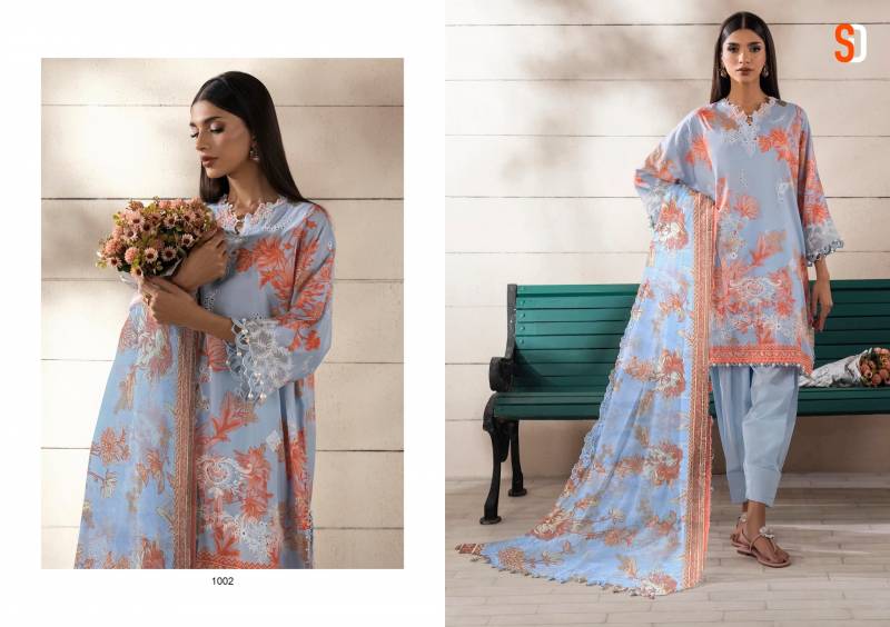 Shraddha Muzlin Sana Safina Cotton Dupatta Pakistani Suits Collection