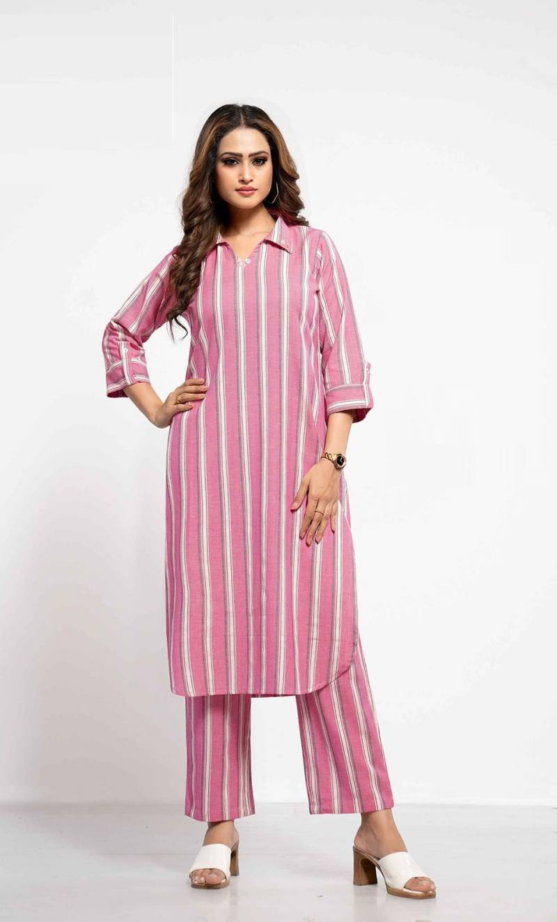 Gaabaa 921 Yarn Dyed Handloom Cotton Co Ord Set Collection