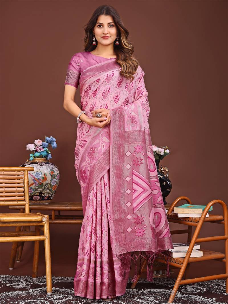 Astita Kritika Linen Cotton Fancy Saree Collection