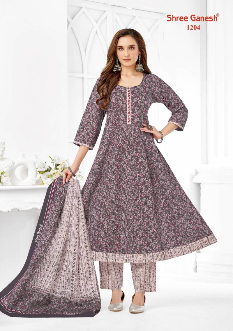 Shree Ganesh Zaanat Vol 2 Anarkali Kurti Pant With Dupatta