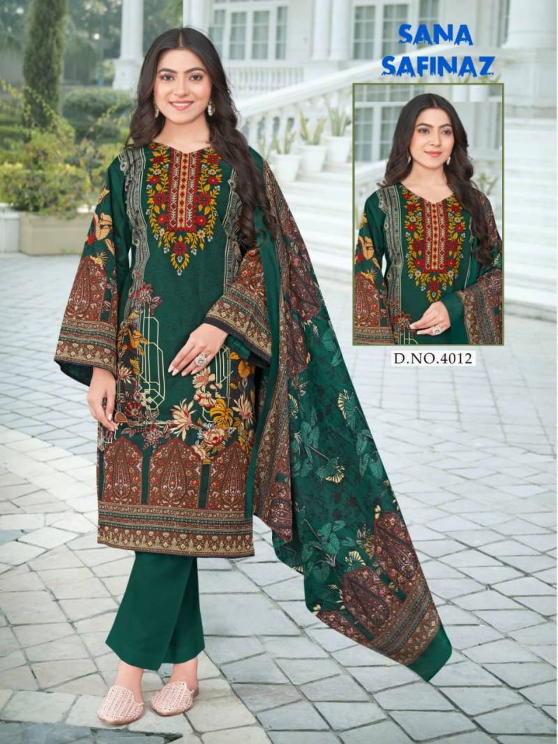 Ganesha Sana Safinaz Vol 04 Cotton Digital Dress Material Collection