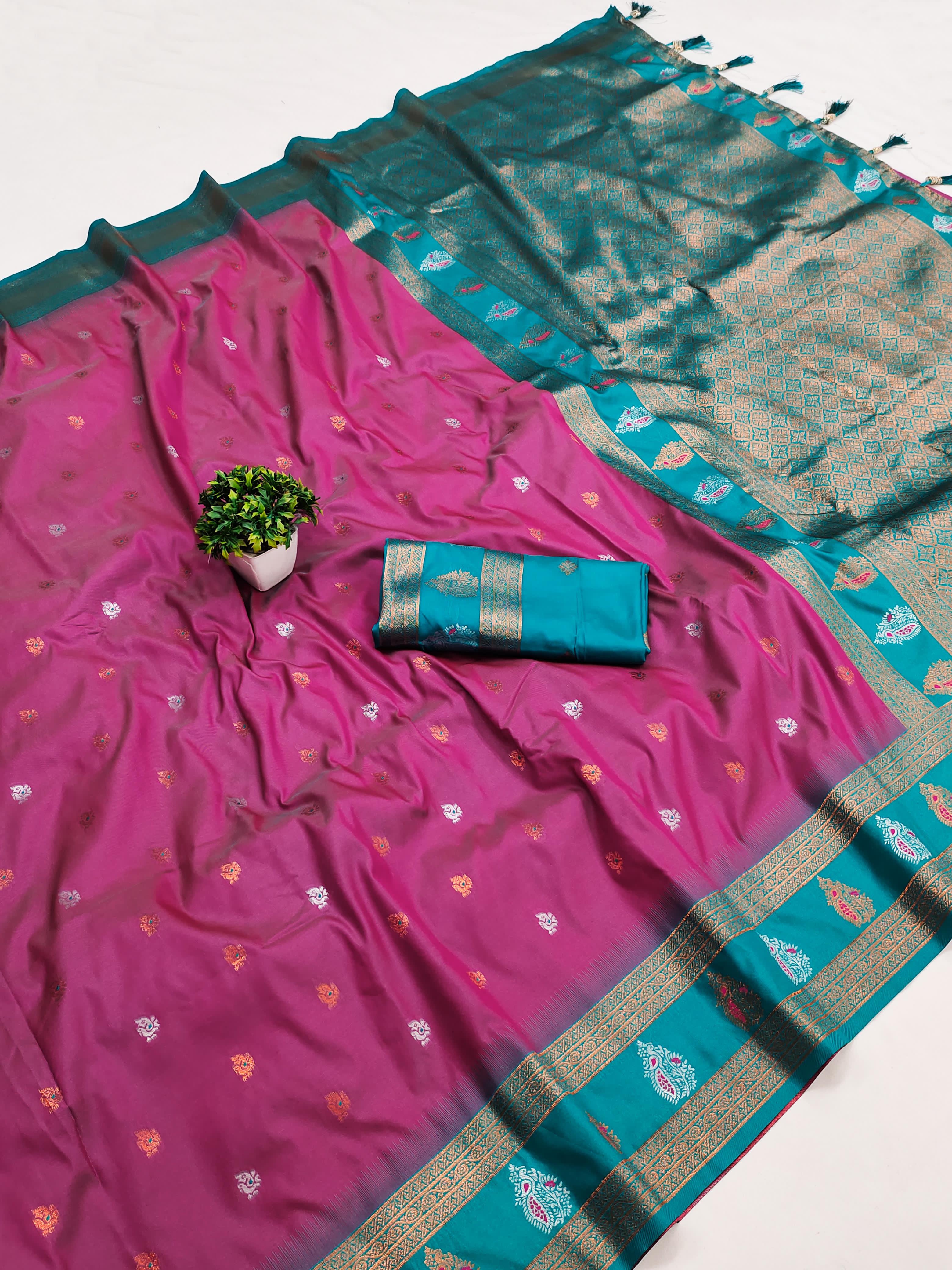 Lekha MN Anamika Soft Pethani Silk Zari Weaving Saree
