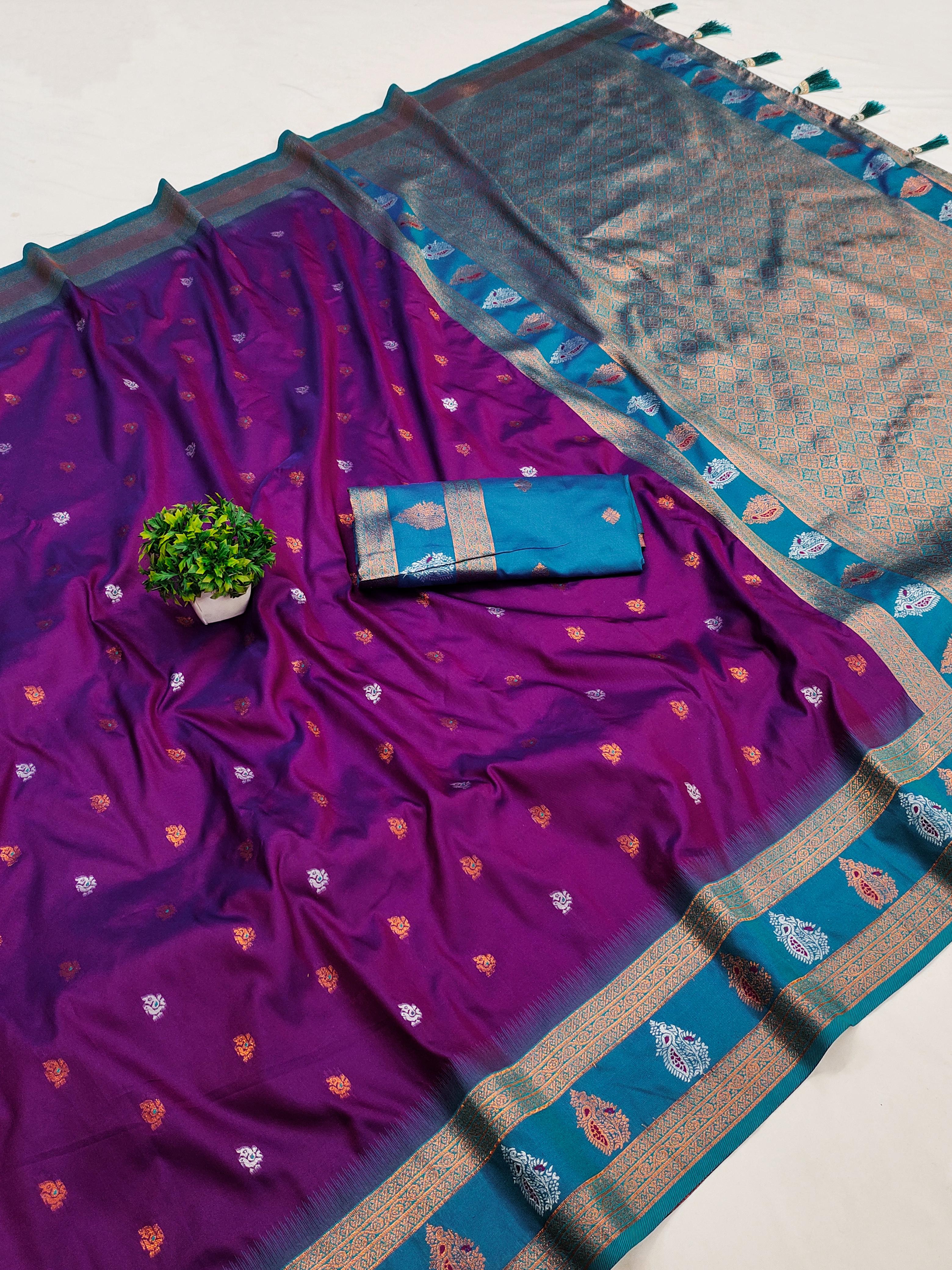 Lekha MN Anamika Soft Pethani Silk Zari Weaving Saree