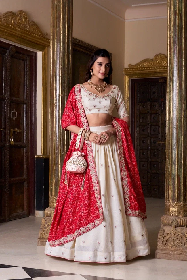 Lekha LN Aparna Designer Vichitra Silk Wedding Lehenga Choli Collection
