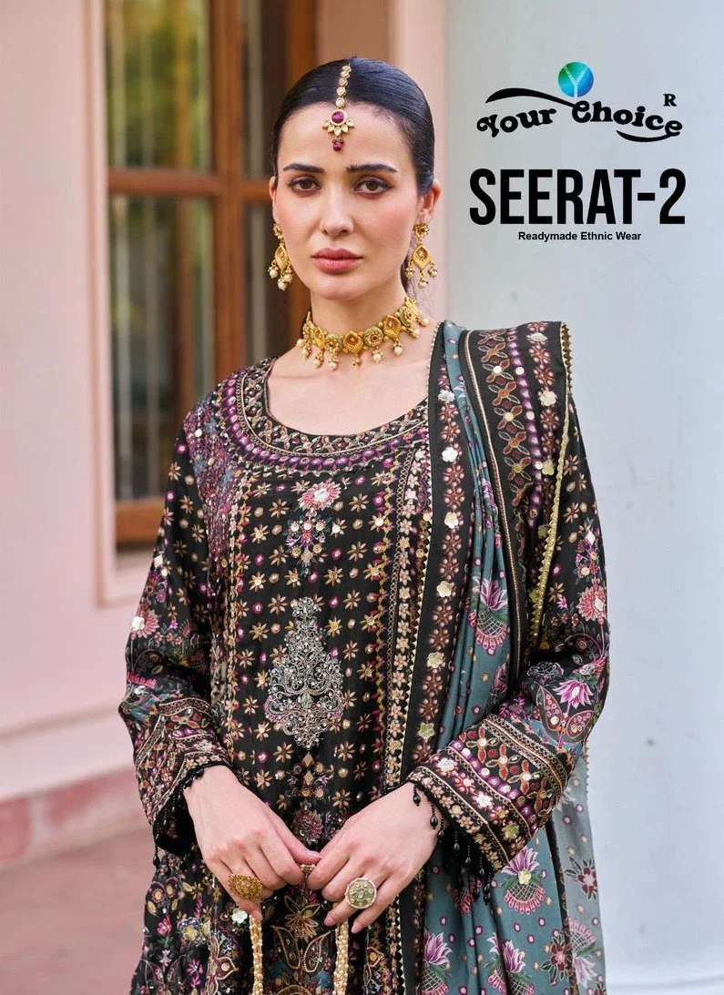 Your Choice Seerat 2 Chinon Designer Salwar Kameez Collection