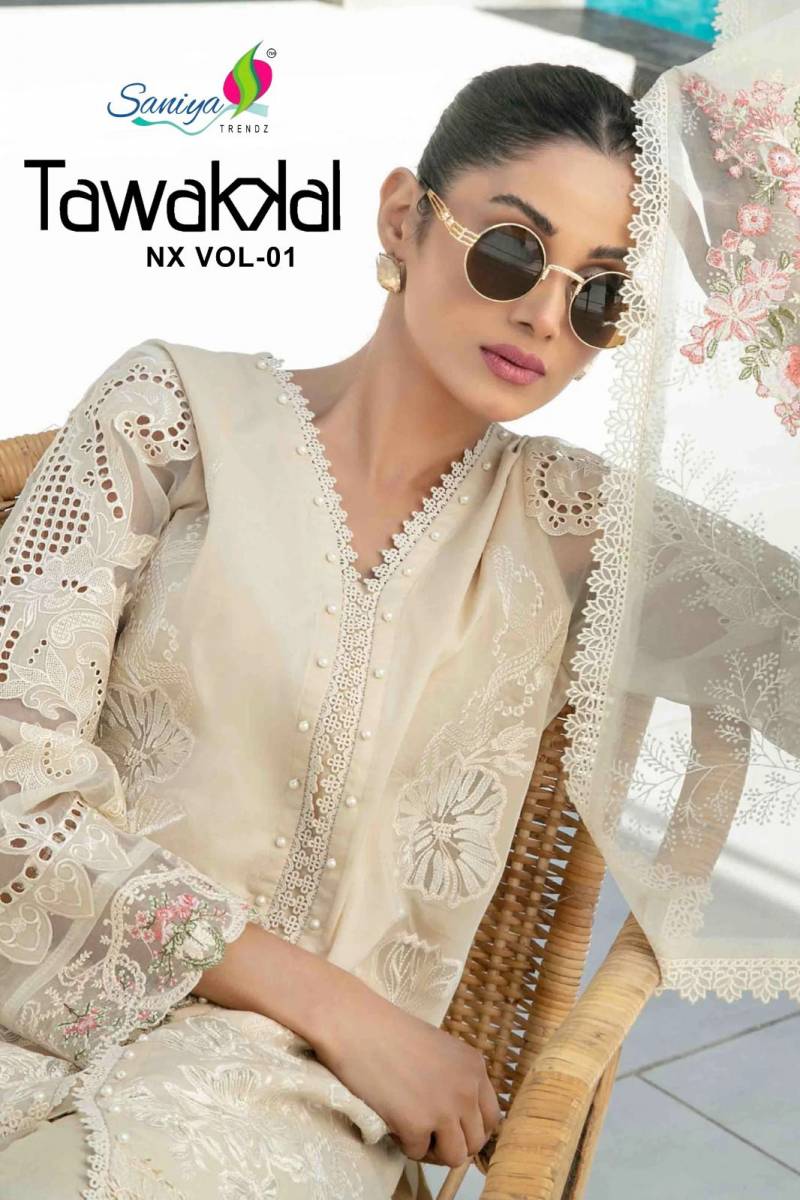 Saniya Tawakkal Nx Vol 1 Rayon Cotton Pakistani Salwar Suit Collection