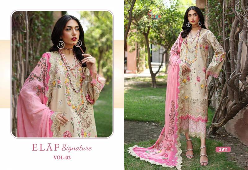 Shree Elaf Signature Vol 2 Chiffon Dupatta Pakistani Salwar Kameez