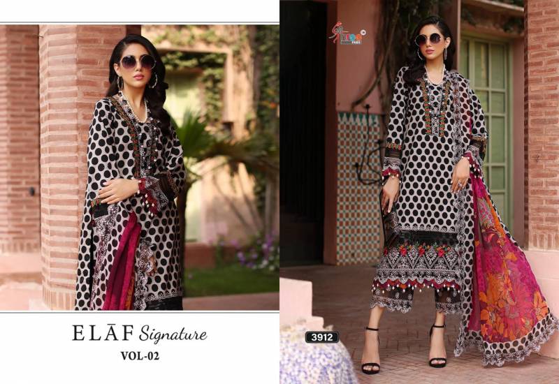 Shree Elaf Signature Vol 2 Chiffon Dupatta Pakistani Salwar Kameez